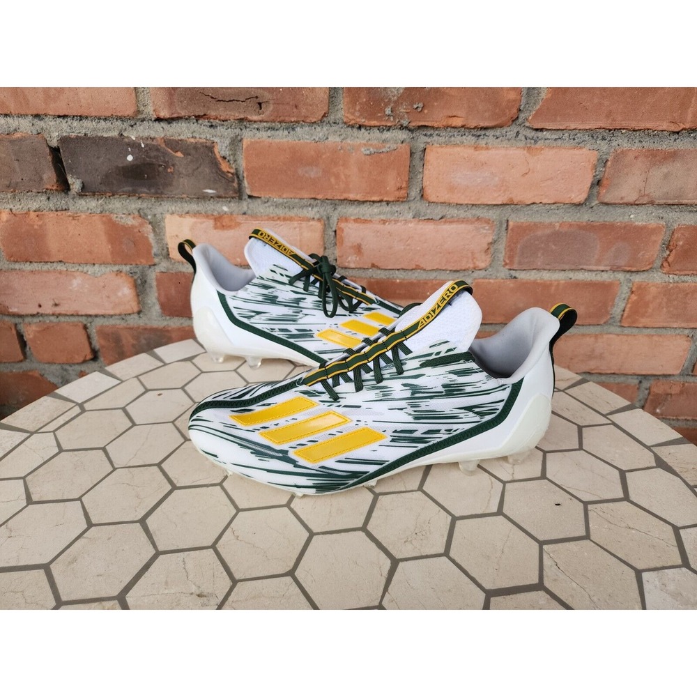Adidas Adizero Primeknit Oregon Ducks Greenbay Packers Football Cleats Size 13 - Picture 2 of 11
